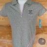 Gray with Pink Trim Short Sleeve-MEDIUM