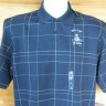 Van Heusen Navy Short Sleeve Knit-LARGE