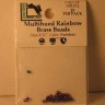 Multihued Rainbow Brass Beads